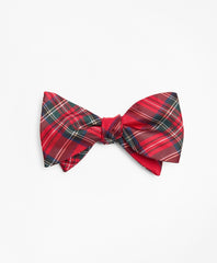 Brooks Brothers Men Prince of Wales Tartan Bow Tie