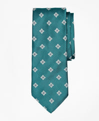 Brooks Brothers Men Open Neat Floral Tie