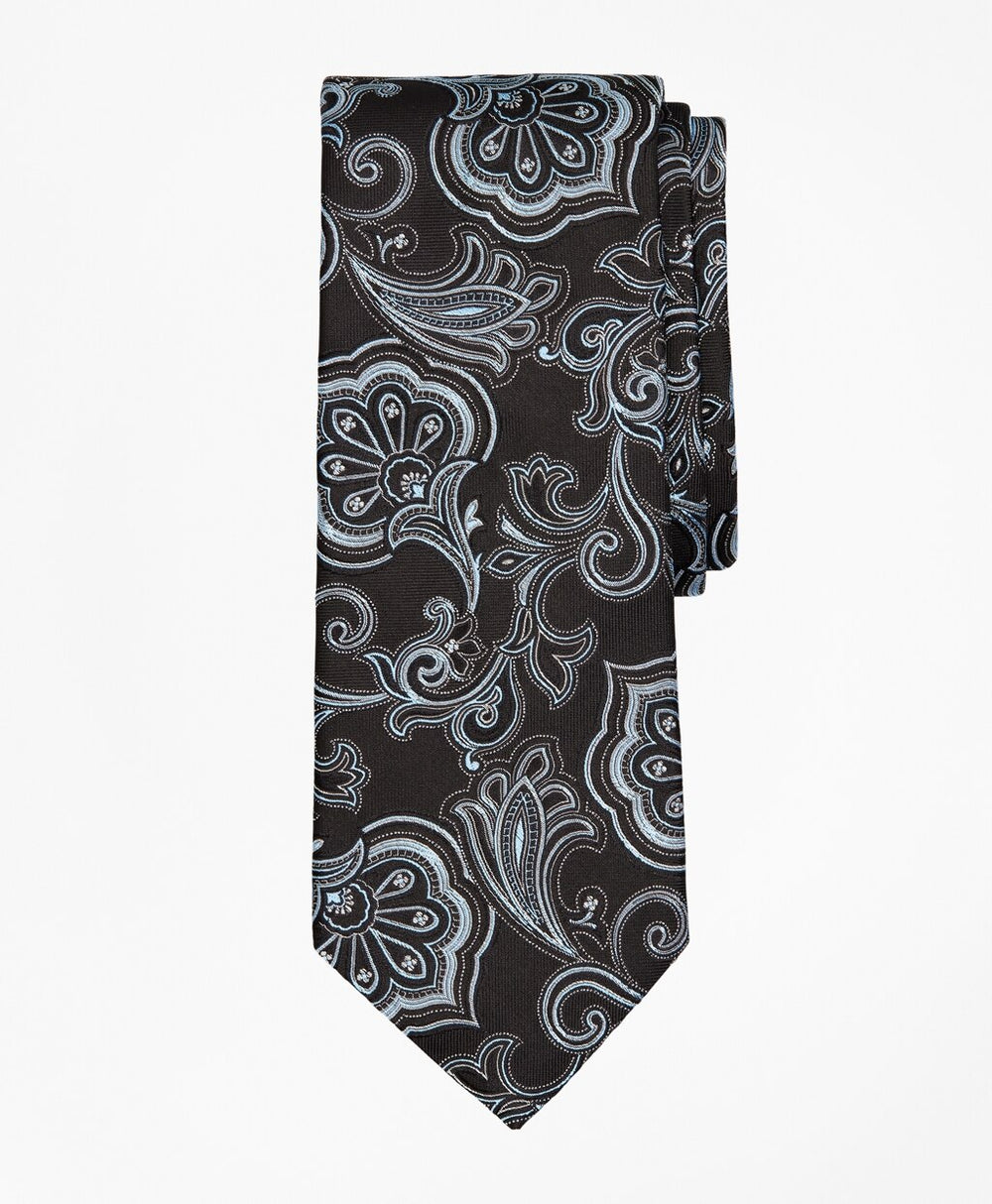 Brooks Brothers Men Dotted Paisley Tie