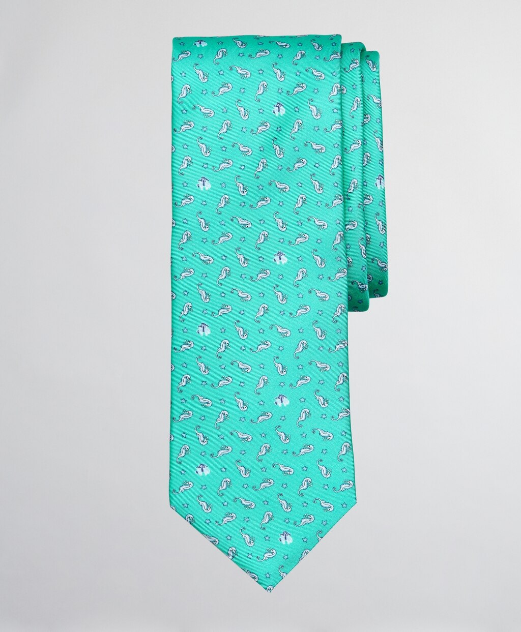 Brooks Brothers Men Seahorse Print Tie