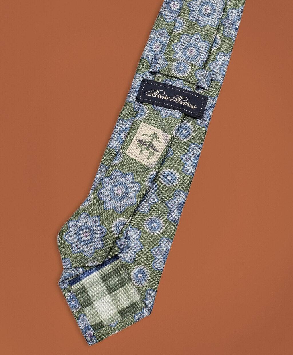 Brooks Brothers Men Golden Fleece® Double Pattern Silk Tie