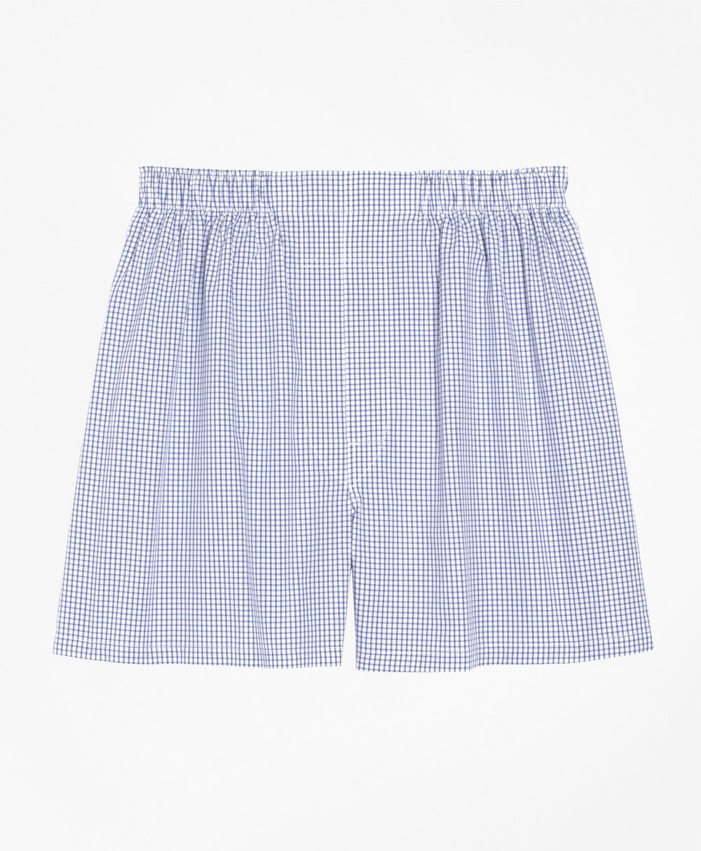Brooks Brothers Men Traditional Fit Small Check Boxers