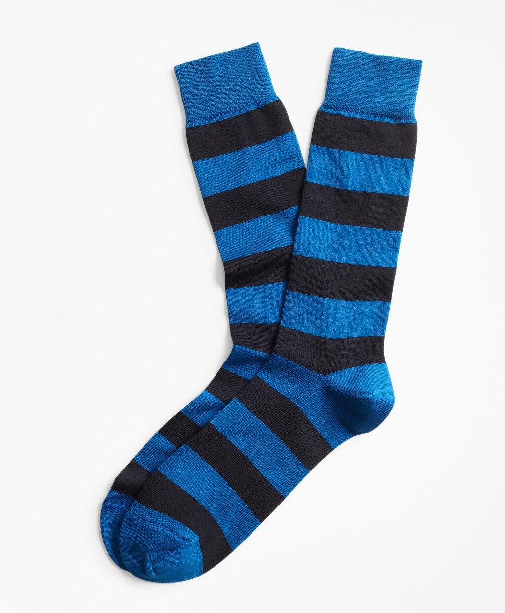 Brooks Brothers Men Stripe Crew Socks