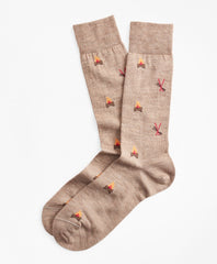 Brooks Brothers Men Ski and Campfire Crew Socks