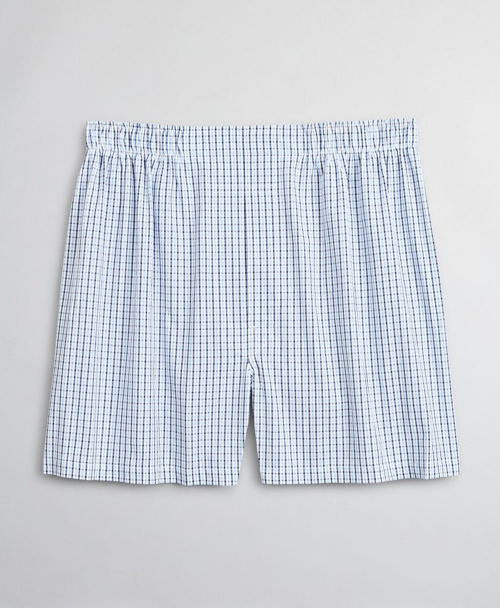 Brooks Brothers Men Traditional Fit Seersucker Plaid Boxers