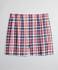 Brooks Brothers Men Traditional Fit Madras Boxers