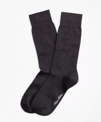 Brooks Brothers Men Polka Dot Crew Socks