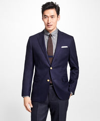 Brooks Brothers Men Regent Fit Doeskin Stretch Wool Blazer