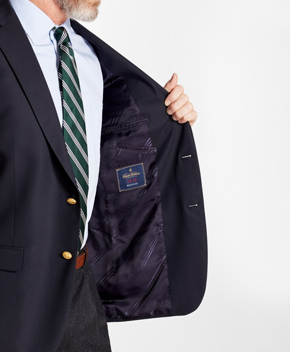 Brooks Brothers Men Madison Fit Two-Button 1818 Blazer