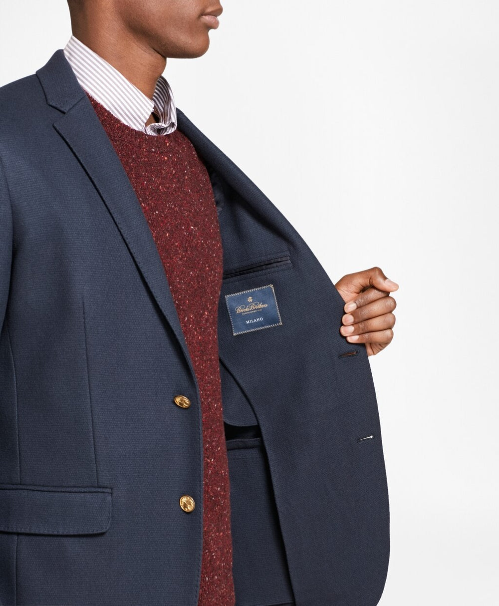 Brooks Brothers Men Milano Fit Two-Button 1818 Blazer
