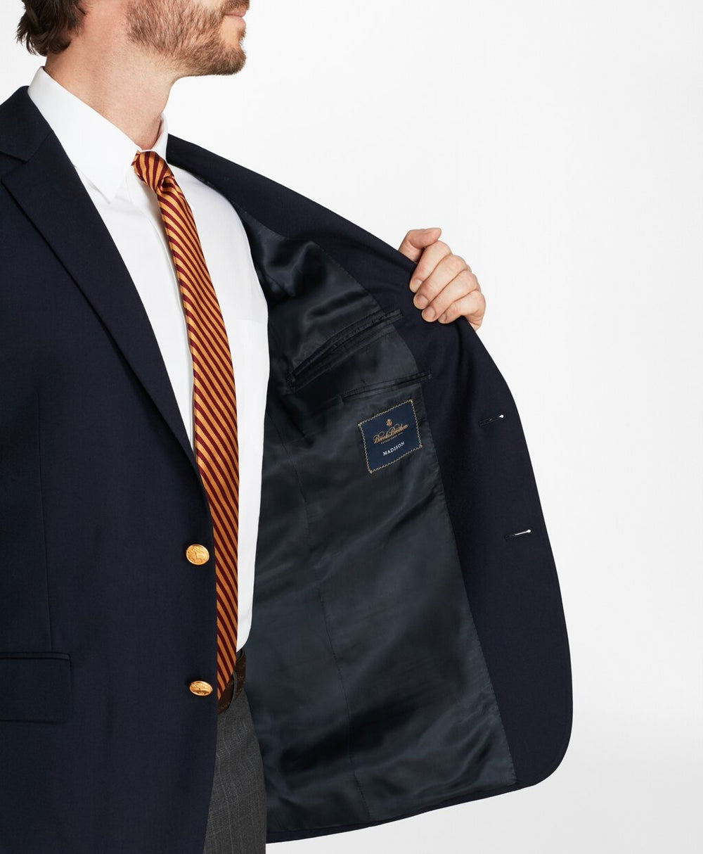 Brooks Brothers Men Madison Fit Doeskin Stretch Wool Blazer