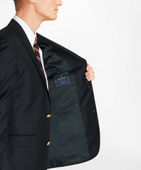 Brooks Brothers Men Country Club Milano Fit Saxxon™ Wool Two-Button Blazer