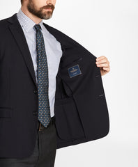 Brooks Brothers Men Regent Fit Two-Button Wool Jersey Blazer