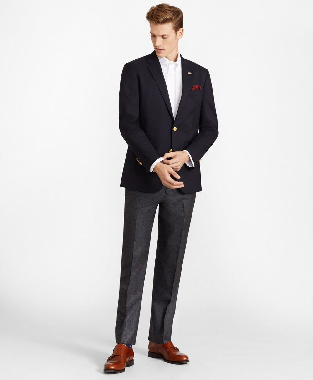 Brooks Brothers Men Milano Fit Two-Button 1818 Blazer