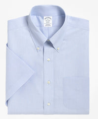 Brooks Brothers Men Regent Fitted Dress Shirt, Non-Iron Short-Sleeve