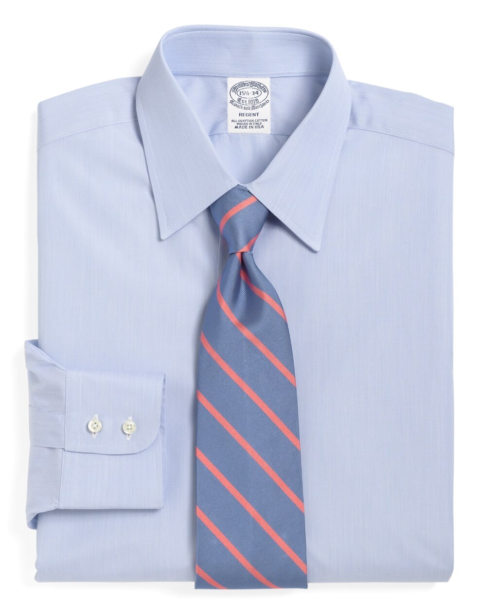 Brooks Brothers Men Regent Fitted Dress Shirt, Tennis Collar