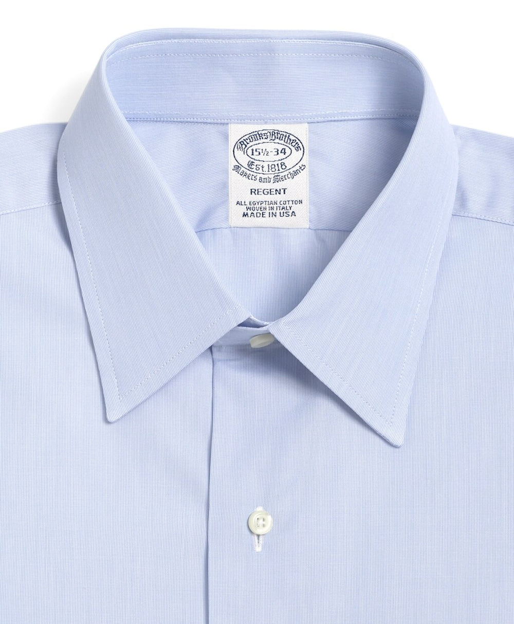 Brooks Brothers Men Regent Fitted Dress Shirt, Tennis Collar