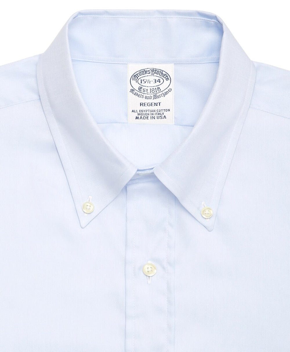 Brooks Brothers Men Regent Fitted Dress Shirt, Button-Down Collar