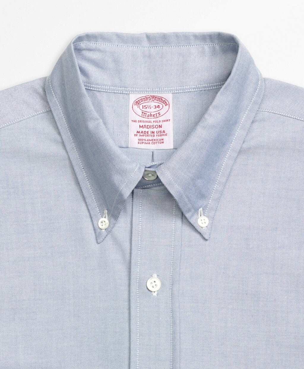 Brooks Brothers Men Original Polo® Button-Down Oxford Madison Classic-Fit Dress Shirt