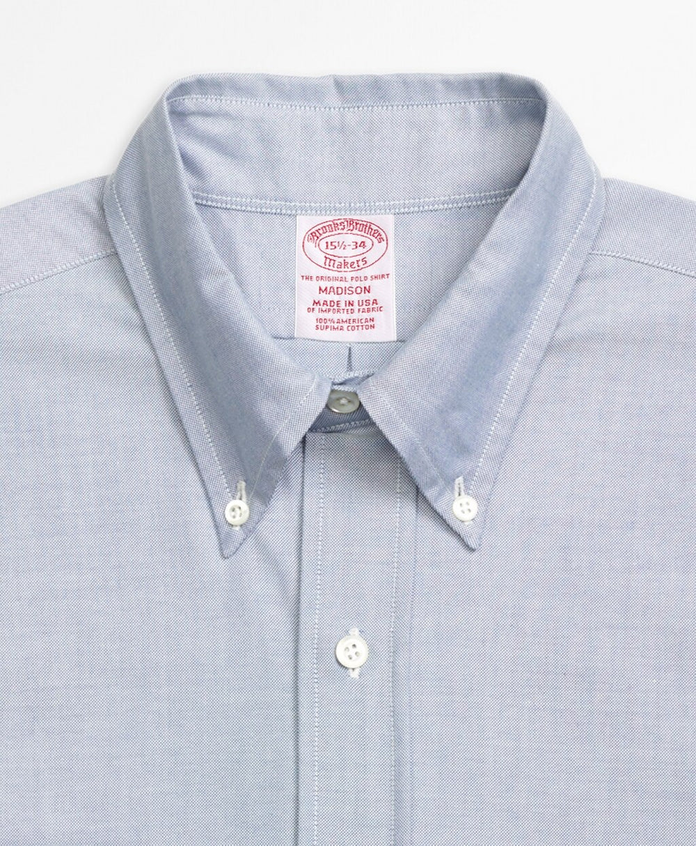 Brooks Brothers Men Original Polo® Button-Down Oxford Madison Classic-Fit Dress Shirt