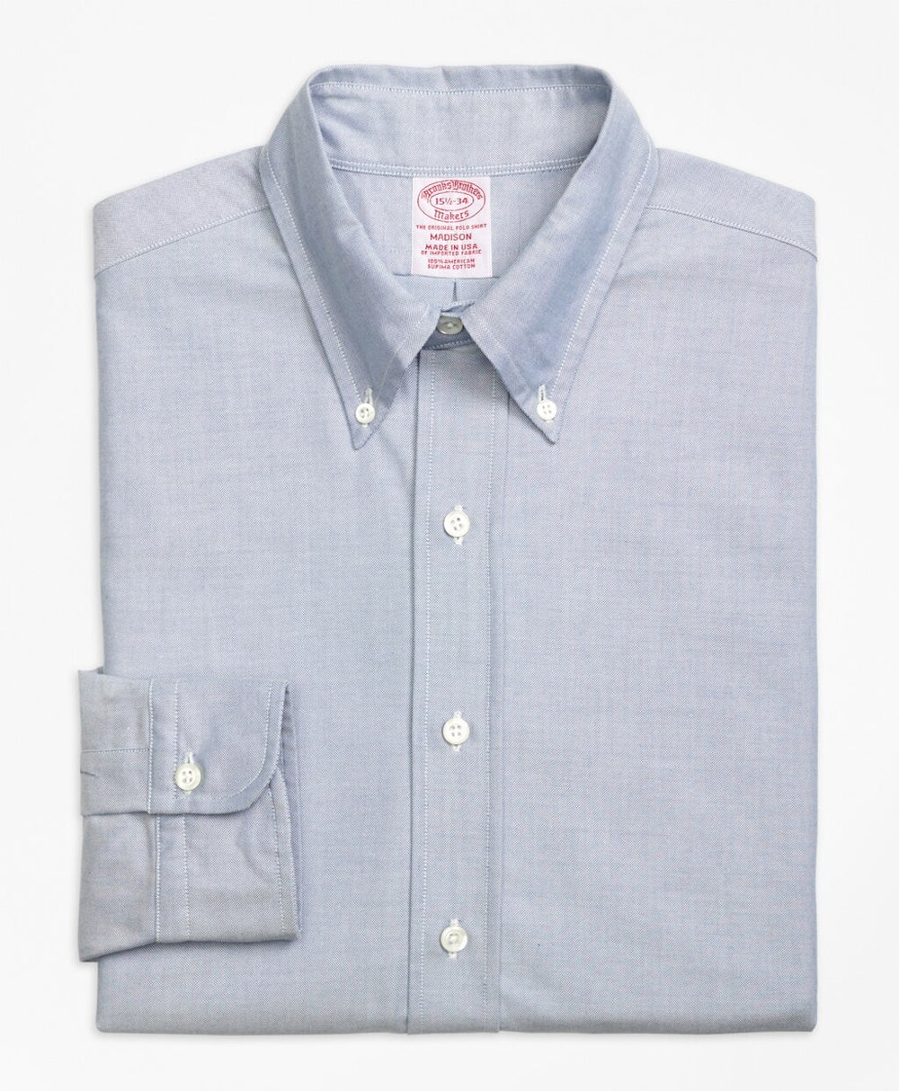 Brooks Brothers Men Original Polo® Button-Down Oxford Madison Classic-Fit Dress Shirt