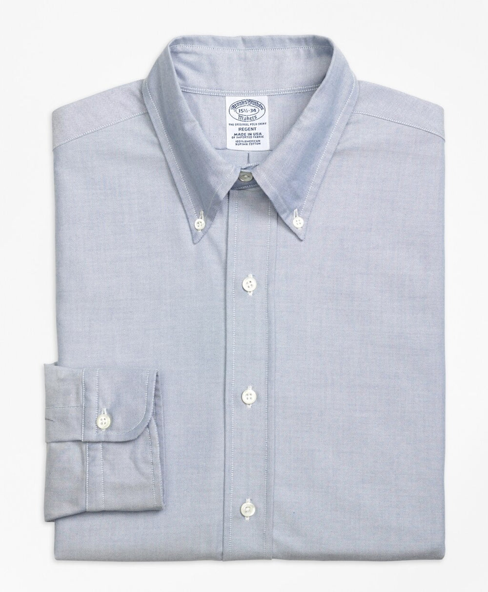Brooks Brothers Men Original Polo® Button-Down Oxford Regent Fitted Dress Shirt