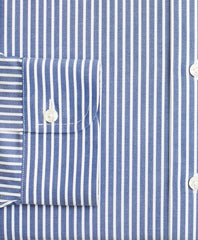 Brooks Brothers Men Stretch Milano Slim-Fit Dress Shirt, Non-Iron Ground Stripe