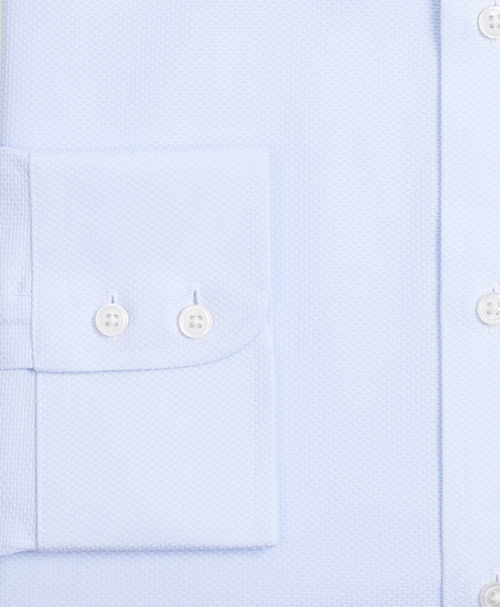 Brooks Brothers Men Luxury Collection Regent Fitted Dress Shirt, Button-Down Collar Dobby Links