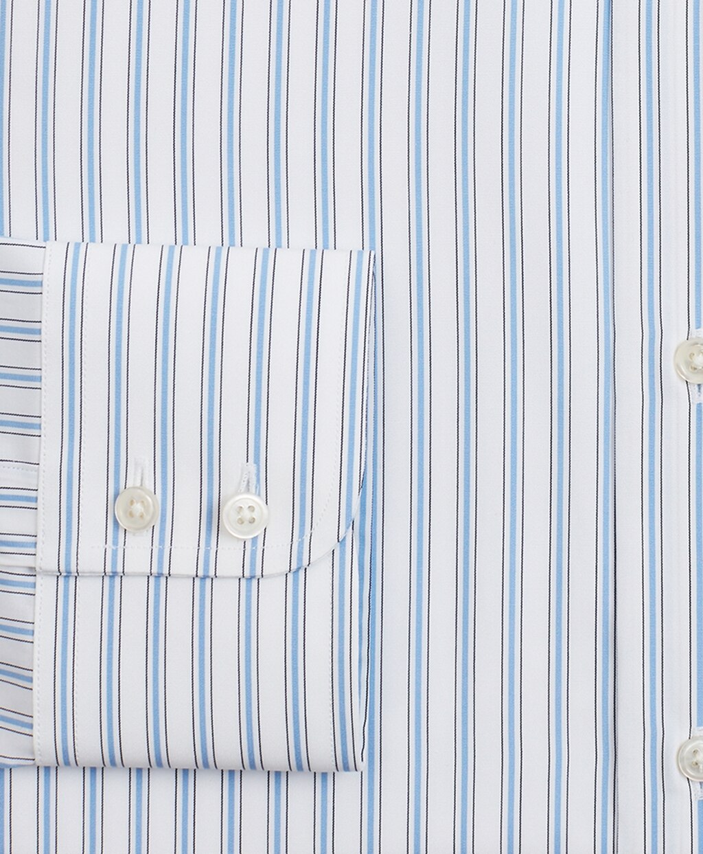 Brooks Brothers Men Luxury Collection Regent Fitted Dress Shirt, Franklin Spread Collar Outline Stripe