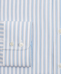 Brooks Brothers Men Luxury Collection Regent Fitted Dress Shirt, Franklin Spread Collar Outline Stripe
