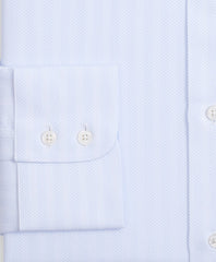 Brooks Brothers Men Luxury Collection Regent Fitted Dress Shirt, Franklin Spread Collar Stripe