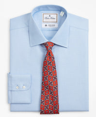 Brooks Brothers Men Luxury Collection Milano Slim-Fit Dress Shirt, Franklin Spread Collar Dobby