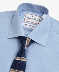 Brooks Brothers Men Luxury Collection Milano Slim-Fit Dress Shirt, Franklin Spread Collar Dot