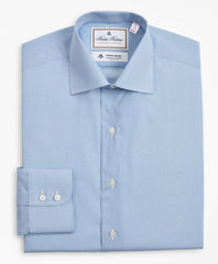 Brooks Brothers Men Luxury Collection Madison Classic-Fit Dress Shirt, Franklin Spread Collar Dot
