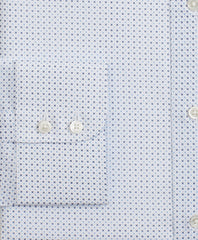 Brooks Brothers Men Luxury Collection Madison Classic-Fit Dress Shirt, Franklin Spread Collar Geo Print
