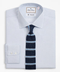 Brooks Brothers Men Luxury Collection Madison Classic-Fit Dress Shirt, Franklin Spread Collar Geo Print