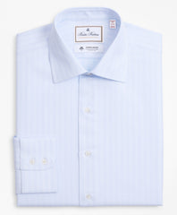 Brooks Brothers Men Luxury Collection Madison Classic-Fit Dress Shirt, Franklin Spread Collar Stripe
