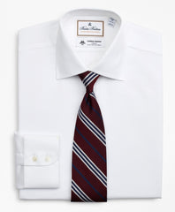 Brooks Brothers Men Luxury Collection Regent Fitted Dress Shirt, Franklin Spread Collar Pique