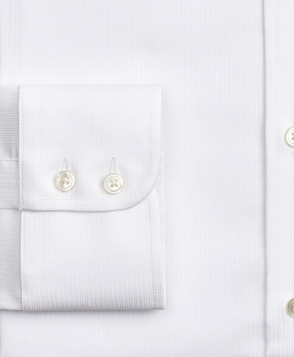 Brooks Brothers Men Luxury Collection Regent Fitted Dress Shirt, Button-Down Collar Self-Stripe