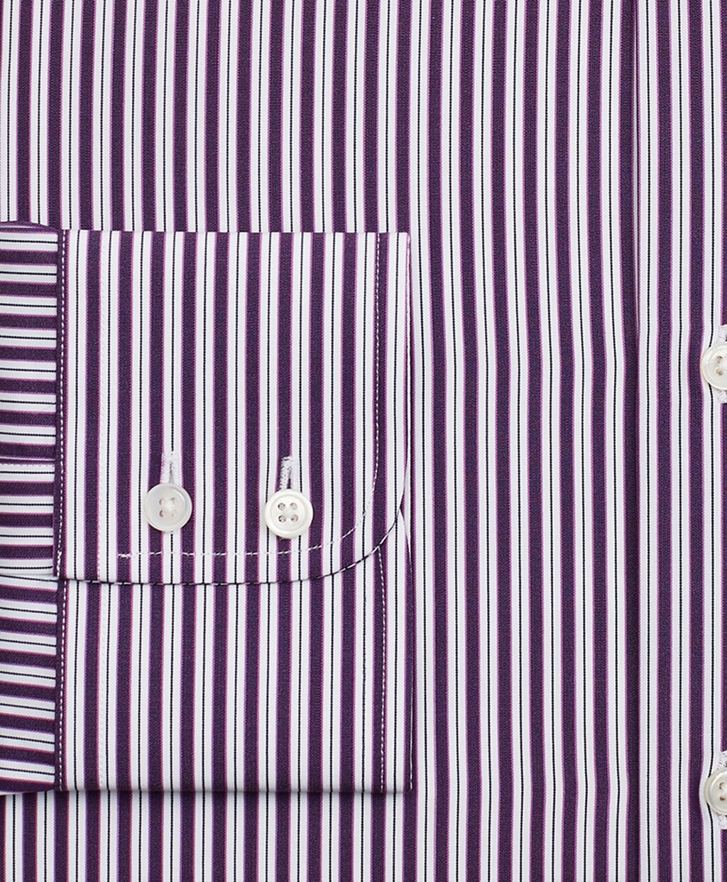 Brooks Brothers Men Luxury Collection Regent Fitted Dress Shirt, Franklin Spread Collar Double-Stripe