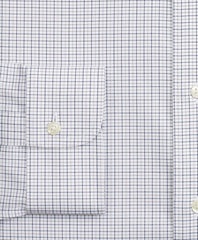 Brooks Brothers Men Stretch Madison Classic-Fit Dress Shirt, Non-Iron Grid Check