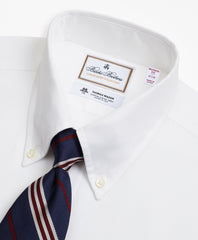 Brooks Brothers Men Luxury Collection Madison Classic-Fit Dress Shirt, Button-Down Collar Textured