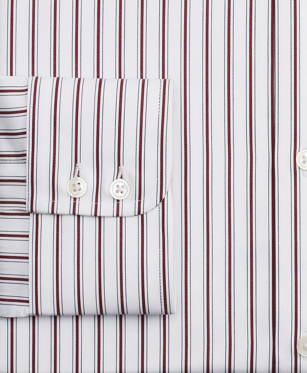 Brooks Brothers Men Luxury Collection Madison Classic-Fit Dress Shirt, Button-Down Collar Stripe