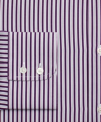Brooks Brothers Men Luxury Collection Madison Classic-Fit Dress Shirt, Franklin Spread Collar Double-Stripe