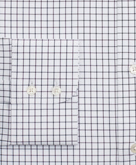 Brooks Brothers Men Luxury Collection Madison Classic-Fit Dress Shirt, Franklin Spread Collar Fine Windowpane