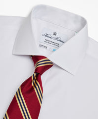 Brooks Brothers Men Milano Slim Fit Dress Shirt, Performance Non-Iron with COOLMAX®, English Spread Collar Broadcloth