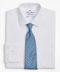 Brooks Brothers Men Madison Classic-Fit Dress Shirt, Performance Non-Iron with COOLMAX®, Ainsley Collar Twill