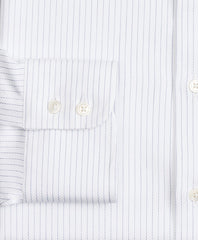 Brooks Brothers Men Luxury Collection Madison Classic-Fit Dress Shirt, Franklin Spread Collar Fine Stripe