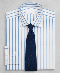 Brooks Brothers Men Golden Fleece® Regent Fitted Dress Shirt, English Collar Bold Stripe