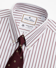 Brooks Brothers Men Luxury Collection Regent Fitted Dress Shirt, Button-Down Collar Stripe